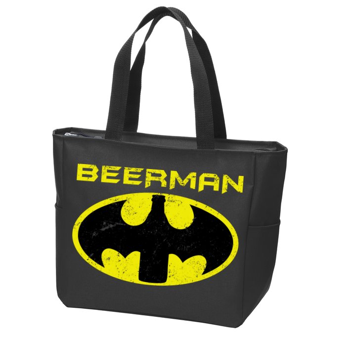 Beerman Zip Tote Bag