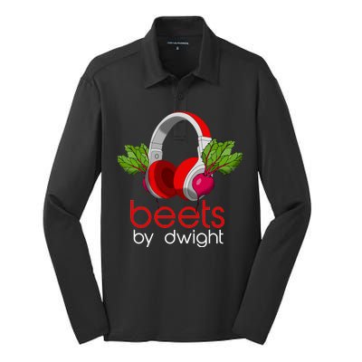 Beets By Dwight Silk Touch Performance Long Sleeve Polo