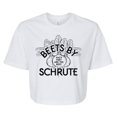 Beets By Schrute Bella+Canvas Jersey Crop Tee