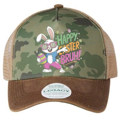 Bruh Easter For Women Rabbit Eggs  Legacy Tie Dye Trucker Hat