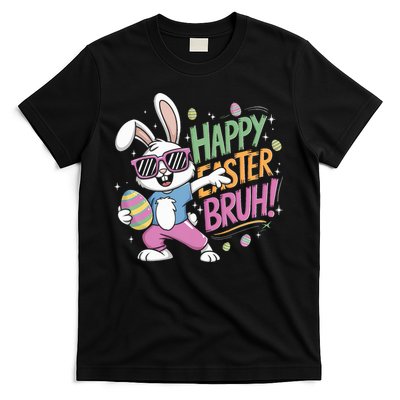 Bruh Easter For Women Rabbit Eggs  T-Shirt