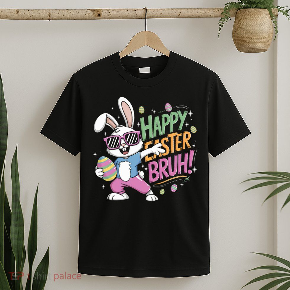 Bruh Easter For Women Rabbit Eggs  T-Shirt