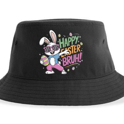 Bruh Easter For Women Rabbit Eggs  Sustainable Bucket Hat