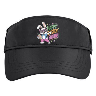 Bruh Easter For Women Rabbit Eggs  Adult Drive Performance Visor