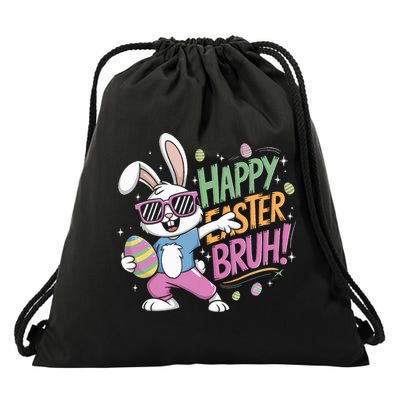 Bruh Easter For Women Rabbit Eggs  Drawstring Bag