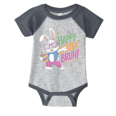 Bruh Easter For Women Rabbit Eggs  Infant Baby Jersey Bodysuit