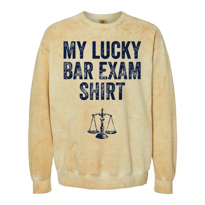 Bar Exam Funny Law School Graduation Gifts For Him Her Colorblast Crewneck Sweatshirt