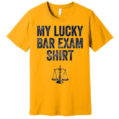 Bar Exam Funny Law School Graduation Gifts For Him Her Premium T-Shirt