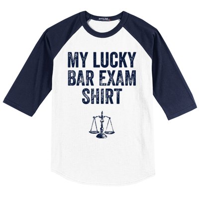 Bar Exam Funny Law School Graduation Gifts For Him Her Baseball Sleeve Shirt