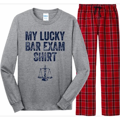 Bar Exam Funny Law School Graduation Gifts For Him Her Long Sleeve Pajama Set