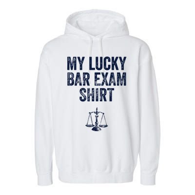 Bar Exam Funny Law School Graduation Gifts For Him Her Garment-Dyed Fleece Hoodie