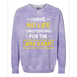 Bar Exam Funny Law School Graduation Gifts Colorblast Crewneck Sweatshirt