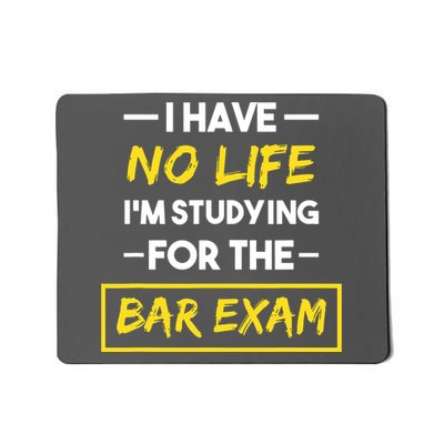 Bar Exam Funny Law School Graduation Gifts Mousepad