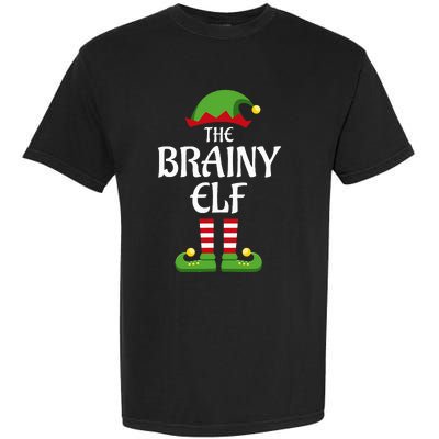 Brainy Elf Family Matching Group Christmas Smart Garment-Dyed Heavyweight T-Shirt