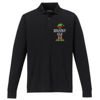 Brainy Elf Family Matching Group Christmas Smart Performance Long Sleeve Polo