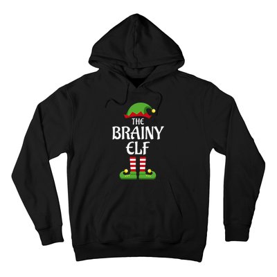 Brainy Elf Family Matching Group Christmas Smart Hoodie