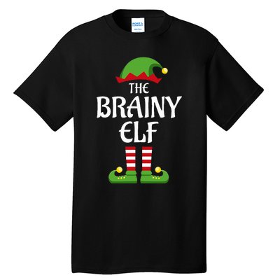 Brainy Elf Family Matching Group Christmas Smart Tall T-Shirt