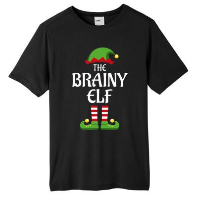 Brainy Elf Family Matching Group Christmas Smart Tall Fusion ChromaSoft Performance T-Shirt