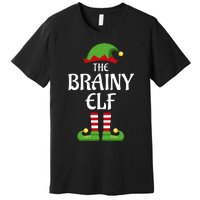 Brainy Elf Family Matching Group Christmas Smart Premium T-Shirt