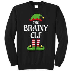 Brainy Elf Family Matching Group Christmas Smart Tall Sweatshirt