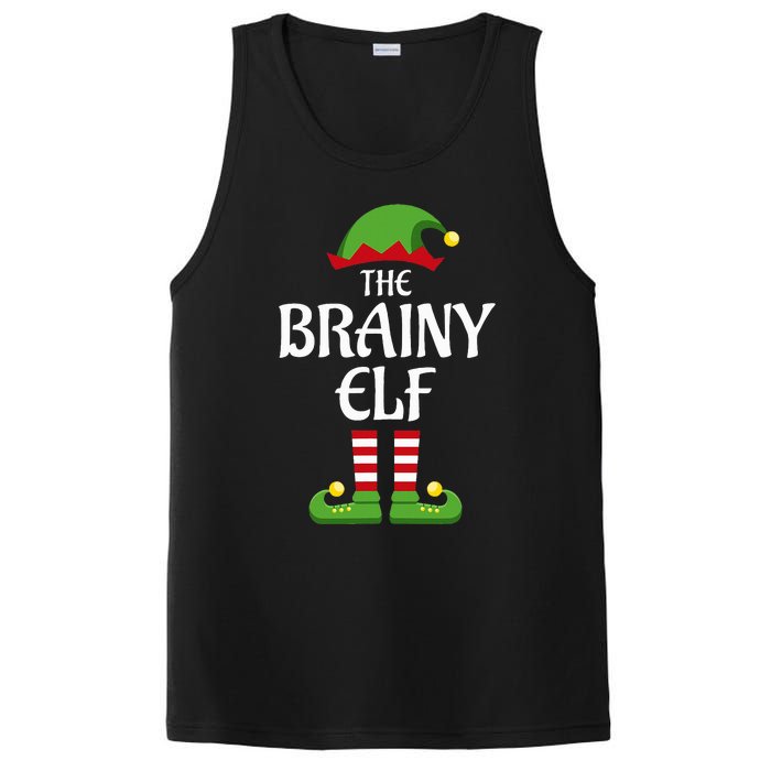 Brainy Elf Family Matching Group Christmas Smart PosiCharge Competitor Tank