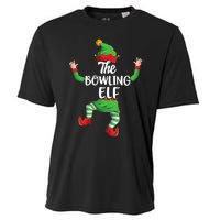 Bowling Elf Family Matching Christmas Pajamas Pjs Xmas Cooling Performance Crew T-Shirt