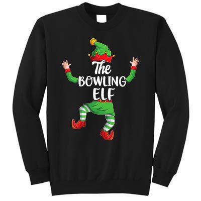 Bowling Elf Family Matching Christmas Pajamas Pjs Xmas Sweatshirt