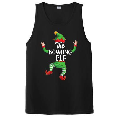 Bowling Elf Family Matching Christmas Pajamas Pjs Xmas PosiCharge Competitor Tank