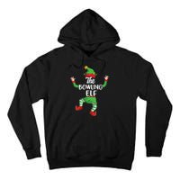 Bowling Elf Family Matching Christmas Pajamas Pjs Xmas Tall Hoodie