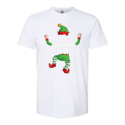 Bowling Elf Family Matching Christmas Pajamas Pjs Xmas Softstyle CVC T-Shirt