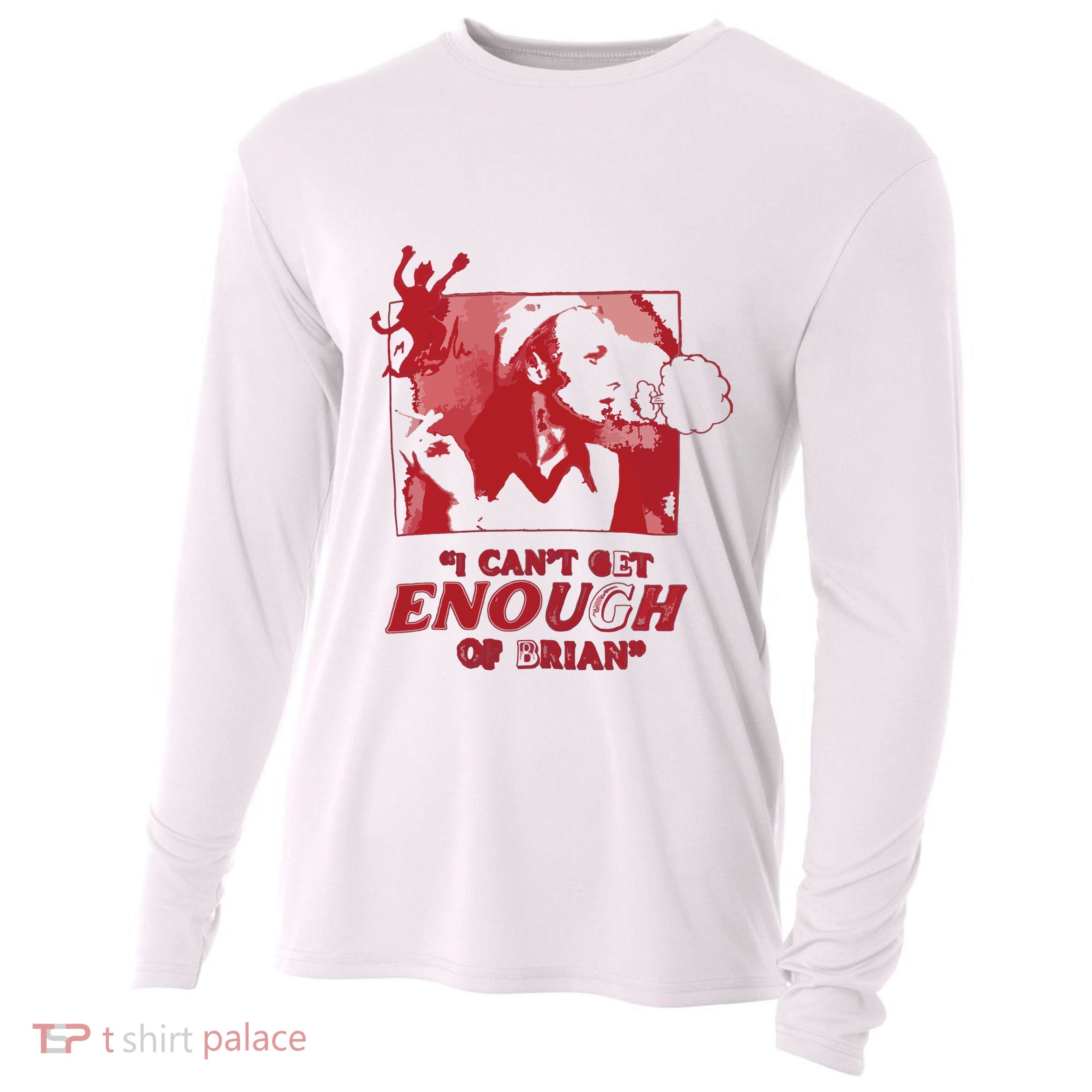 Brian Eno Fan Art Cooling Performance Long Sleeve Crew