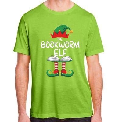 Bookworm Elf Family Matching Group Christmas Reading Adult ChromaSoft Performance T-Shirt