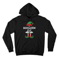 Bookworm Elf Family Matching Group Christmas Reading Hoodie