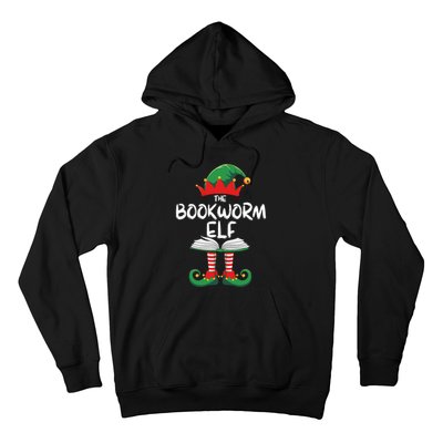 Bookworm Elf Family Matching Group Christmas Reading Hoodie