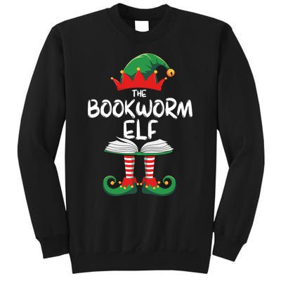 Bookworm Elf Family Matching Group Christmas Reading Sweatshirt