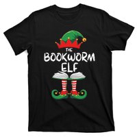 Bookworm Elf Family Matching Group Christmas Reading T-Shirt