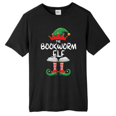 Bookworm Elf Family Matching Group Christmas Reading Tall Fusion ChromaSoft Performance T-Shirt