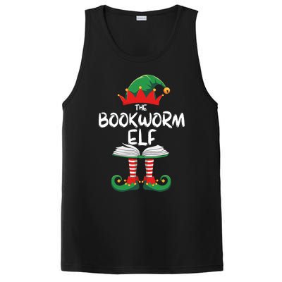 Bookworm Elf Family Matching Group Christmas Reading PosiCharge Competitor Tank