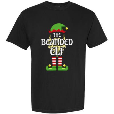 Bearded Elf Family Matching Group Christmas Garment-Dyed Heavyweight T-Shirt