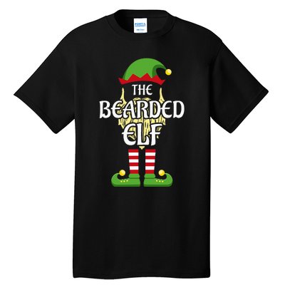 Bearded Elf Family Matching Group Christmas Tall T-Shirt