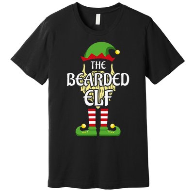 Bearded Elf Family Matching Group Christmas Premium T-Shirt