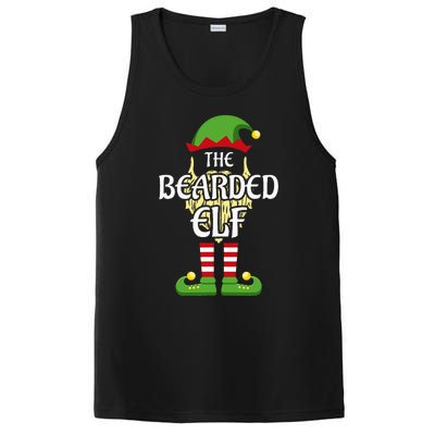 Bearded Elf Family Matching Group Christmas PosiCharge Competitor Tank