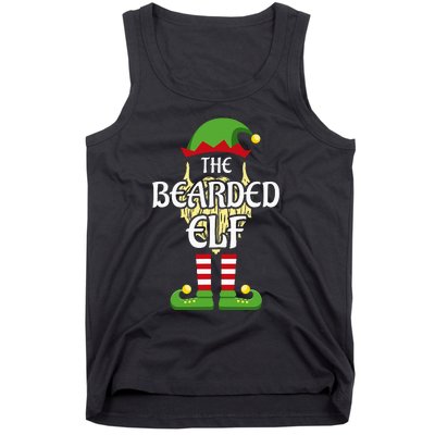 Bearded Elf Family Matching Group Christmas Tank Top