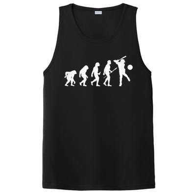 Baseball Evolution Funny Sport Humor Gift PosiCharge Competitor Tank