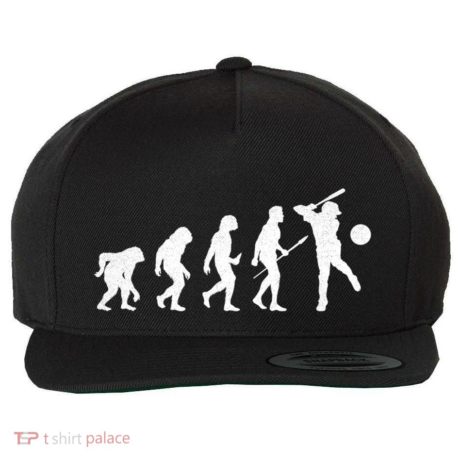 Baseball Evolution Funny Sport Humor Gift Wool Snapback Cap