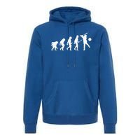 Baseball Evolution Funny Sport Humor Gift Premium Hoodie