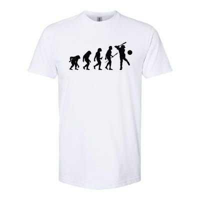 Baseball Evolution Funny Sport Humor Gift Softstyle CVC T-Shirt