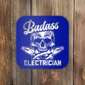 Badass Electrician Funny Cute Gift Coaster