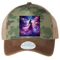 Beautiful Enchanted Fairy Sparkling With Magical Purple Mist Legacy Tie Dye Trucker Hat