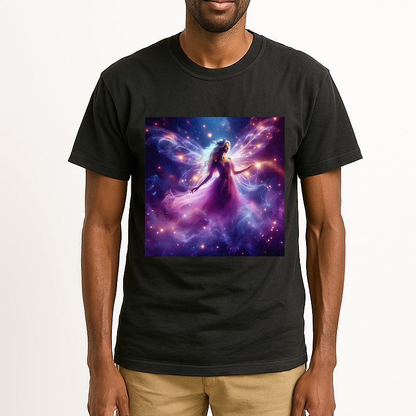 Beautiful Enchanted Fairy Sparkling With Magical Purple Mist Tall T-Shirt